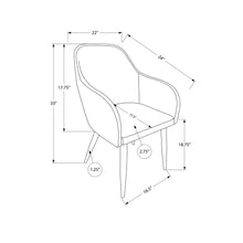 Load image into Gallery viewer, Dining Chair Side, Upholstered For Dining Room, Contemporary & Modern (Set of 2)
