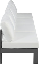 Load image into Gallery viewer, Nizuc - Outdoor Patio 4 Seat Armless Modular Sofa With Gray Frame