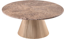 Load image into Gallery viewer, Cindra - Genuine Marble Top And Iron Base Table