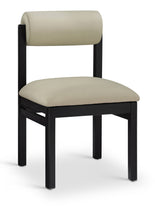 Load image into Gallery viewer, Roundhill - Faux Leather Dining Chair (Set of 2) - Black Frame