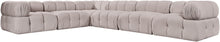 Load image into Gallery viewer, Orin - L-Shaped Velvet 6 Piece Modular Sectional
