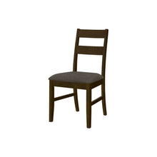 Load image into Gallery viewer, Dining Chair, Upholstered, Side, Dining Room, Transitional (Set of 2) - Brown