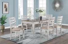 Load image into Gallery viewer, D117 - Rectangular Dining Table With Storage - White
