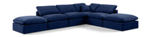 Load image into Gallery viewer, Indulge - Velvet 6 Piece Modular Armless Sectional