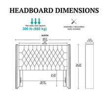 Load image into Gallery viewer, Transitional Upholstery Headboard With Tufted Buttons And Nailhead Trim