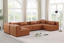 Load image into Gallery viewer, Cube - 6 Piece Modular Armless Sectional - Cognac