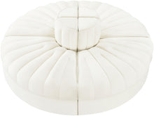 Load image into Gallery viewer, Rummi - Round Velvet Performance Fabric Upholstered 4 Piece Modular Sofa