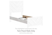 Load image into Gallery viewer, Cayboni - Twin Panel Rails - Whitewash
