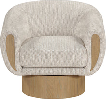 Load image into Gallery viewer, Avella - Interwoven Fabric Swivel Accent Chair - Light Brown Base