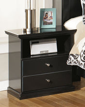 Load image into Gallery viewer, Maribel - One Drawer Night Stand - Black