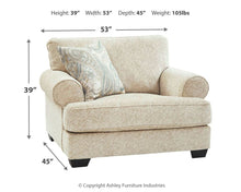 Load image into Gallery viewer, Monaghan - Chair and a Half - Sandstone