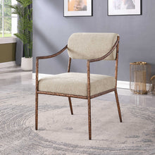 Load image into Gallery viewer, Bastille - Upholstered Dining Arm Chair (Set of 2) - Bronze Frame