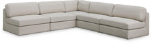 Load image into Gallery viewer, Beckham - 5 Piece Modular Corner Armless Sectional
