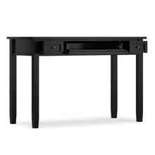 Load image into Gallery viewer, Warm Shaker - Writing Desk With Drawers - Black