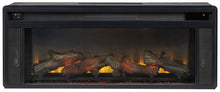 Load image into Gallery viewer, Entertainment Accessories - Fireplace Insert - Rectangular - Black