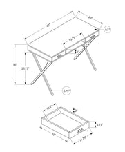 Load image into Gallery viewer, Computer Desk, Home Office, Laptop, Left, Right Set-Up, Storage Drawers, Work, Marble Look Laminate, Contemporary, Modern - Black