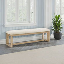 Load image into Gallery viewer, Upholstered Dining Bench - Brown