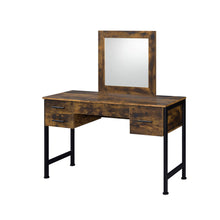 Load image into Gallery viewer, Juvanth - Rustic Vanity Desk Mirror - Oak
