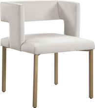 Load image into Gallery viewer, Caleb - Dining Chair with Gold Legs (Set of 2)