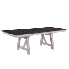 Load image into Gallery viewer, Maisie - Dining Table Top & Base - White / Dark Brown