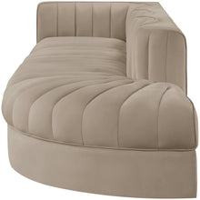 Load image into Gallery viewer, Rummi - Velvet Performance Fabric Upholstered 4 Piece Modular Sectional With Reverse Corner Chair