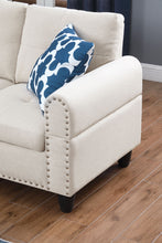 Load image into Gallery viewer, Alger - Wide Left Hand Facing Sofa & Chaise With Ottoman - Beige