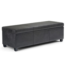Load image into Gallery viewer, Avalon - Contemporary Storage Ottoman Bench