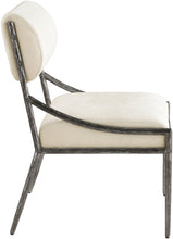 Load image into Gallery viewer, Bastille - Upholstered Dining Side Chair (Set of 2) - Silver Frame