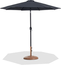 Load image into Gallery viewer, Fiji - Aluminum Patio Umbrella With Round Teak And Black Base