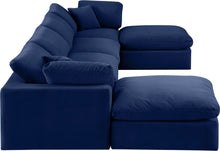 Load image into Gallery viewer, Comfy - 6 Piece Velvet Modular Double Chaise Sectional