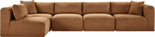 Load image into Gallery viewer, Shaggy - Fabric 5 Piece Modular Sectional