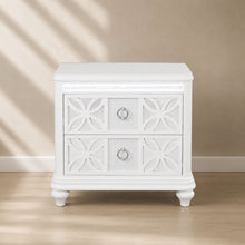 Load image into Gallery viewer, Abigale - 2 Drawer Nightstand With LED - White