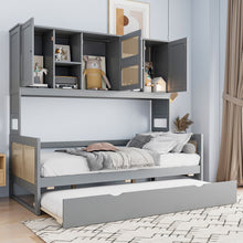 Load image into Gallery viewer, Daybed And All In One Cabinet And Shelf