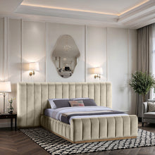 Load image into Gallery viewer, Amara - Velvet Upholstered Bed