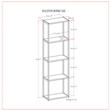 Load image into Gallery viewer, Ralston - Bookcase - Rustic Natural Aged Brown