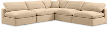Load image into Gallery viewer, Comfy - 5 Piece Velvet Modular Corner Armless Sectional