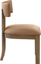 Load image into Gallery viewer, Lavrin - Vegan Leather Upholstered Dining Side Chair (Set of 2) - Walnut Base