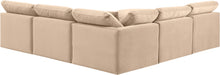 Load image into Gallery viewer, Indulge - Velvet 5 Piece Modular Corner Armless Sectional