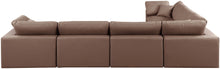 Load image into Gallery viewer, Comfy - 6 Piece Faux Leather Modular Corner Sectional