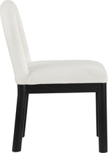 Load image into Gallery viewer, Conrad - Linen Dining Chair With Black Legs