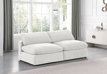 Load image into Gallery viewer, Comfy - Velvet Modular Armless Sofa 2 Seats