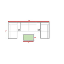 Load image into Gallery viewer, Comfortable Modern Patio Rattan Sectional Set With Cushions