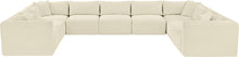 Load image into Gallery viewer, Shaggy - 9 Piece Modular U-Shaped Sectional