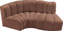 Load image into Gallery viewer, Arc - Faux Leather 3 Piece Modular L-Shaped Sofa