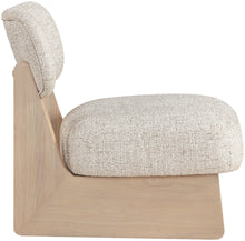 Load image into Gallery viewer, Vetra - Linen Textured Fabric Upholstered Accent Chair With Natural Base