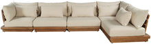 Load image into Gallery viewer, Mirella - 5 Piece Water Resistant Fabric Upholstered Outdoor Patio Modular Sectional