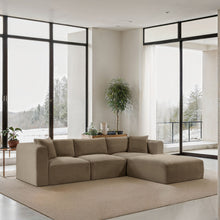 Load image into Gallery viewer, Shaggy - Fabric 4 Piece Modular Sectional