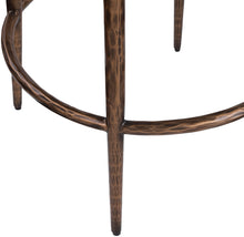 Load image into Gallery viewer, Ferro - Performance Fabric Upholstered Backless Bar Stool - Antique Bronze