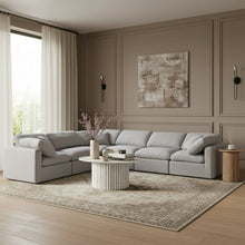 Load image into Gallery viewer, Indulge - Linen 6 Piece Modular Corner Sectional