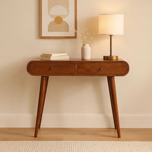 Load image into Gallery viewer, Solid Wood Curved Edge Console Table